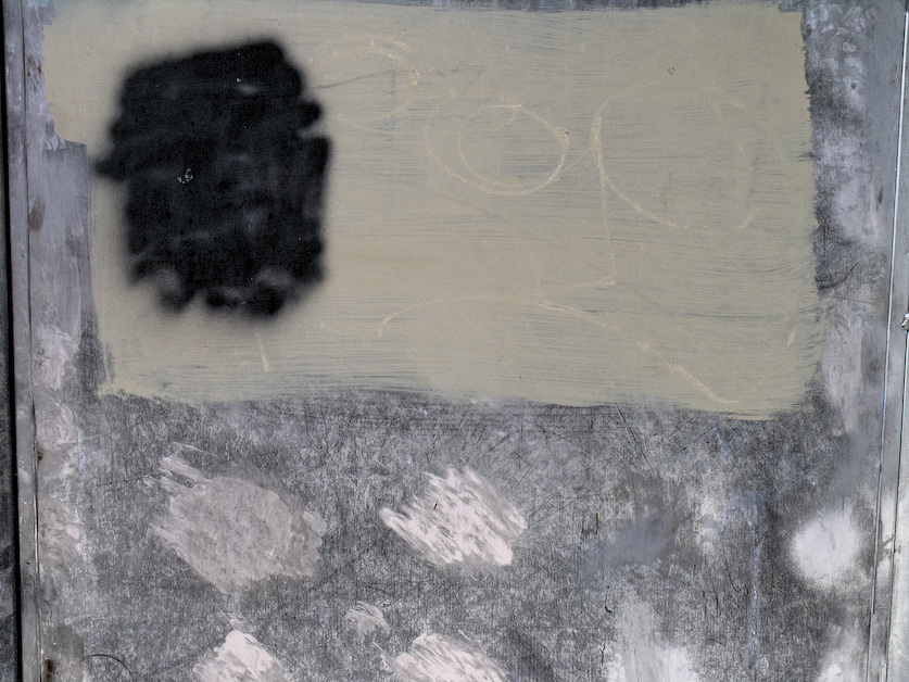 black mark, citi wallz series, by Naomi Pitcairn