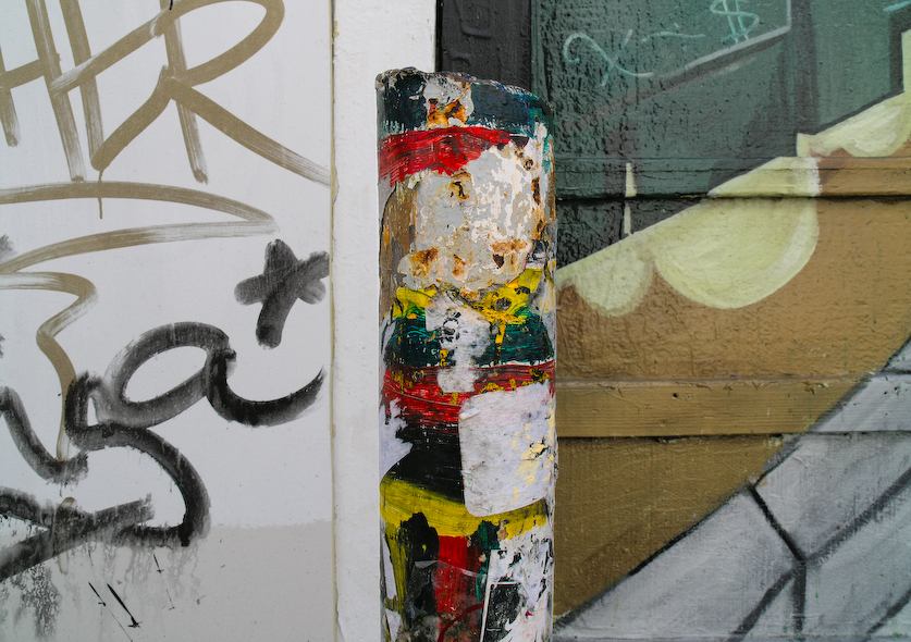 color post, citi wallz series, by Naomi Pitcairn