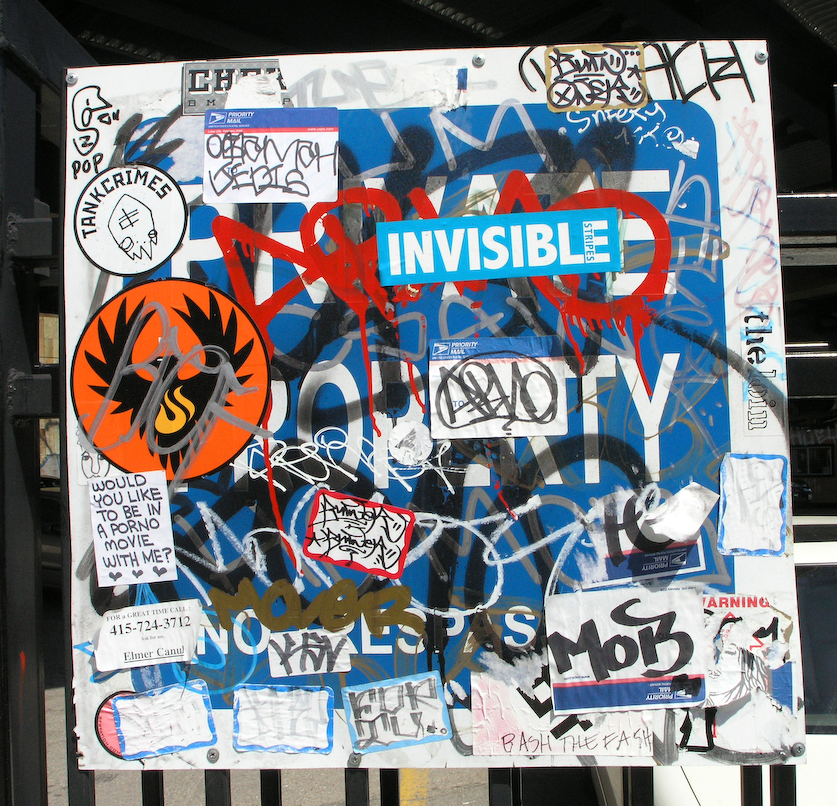invisible, citi wallz series, by Naomi Pitcairn
